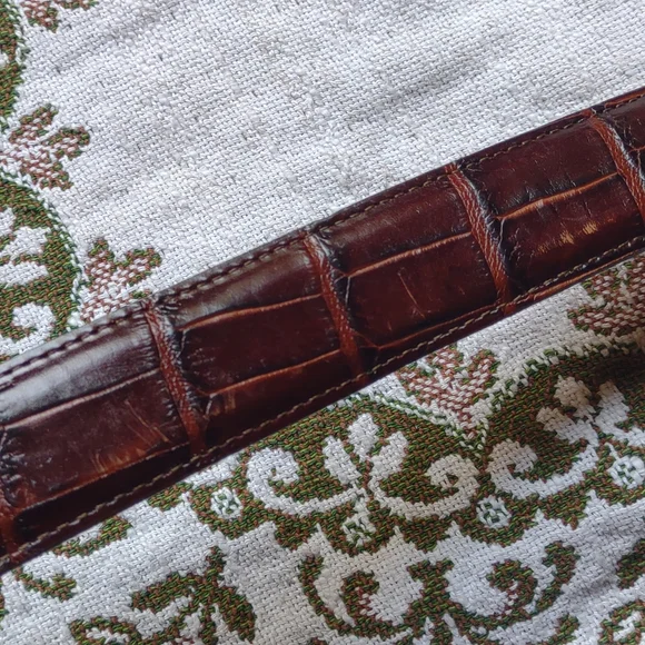 Brighton Leather Brown Belt Size 32 - Picture 7 of 11